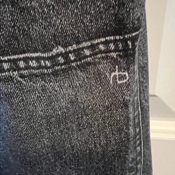 Rag & Bone Charcoal Denim Shirt Dress - Picture 7 of 9